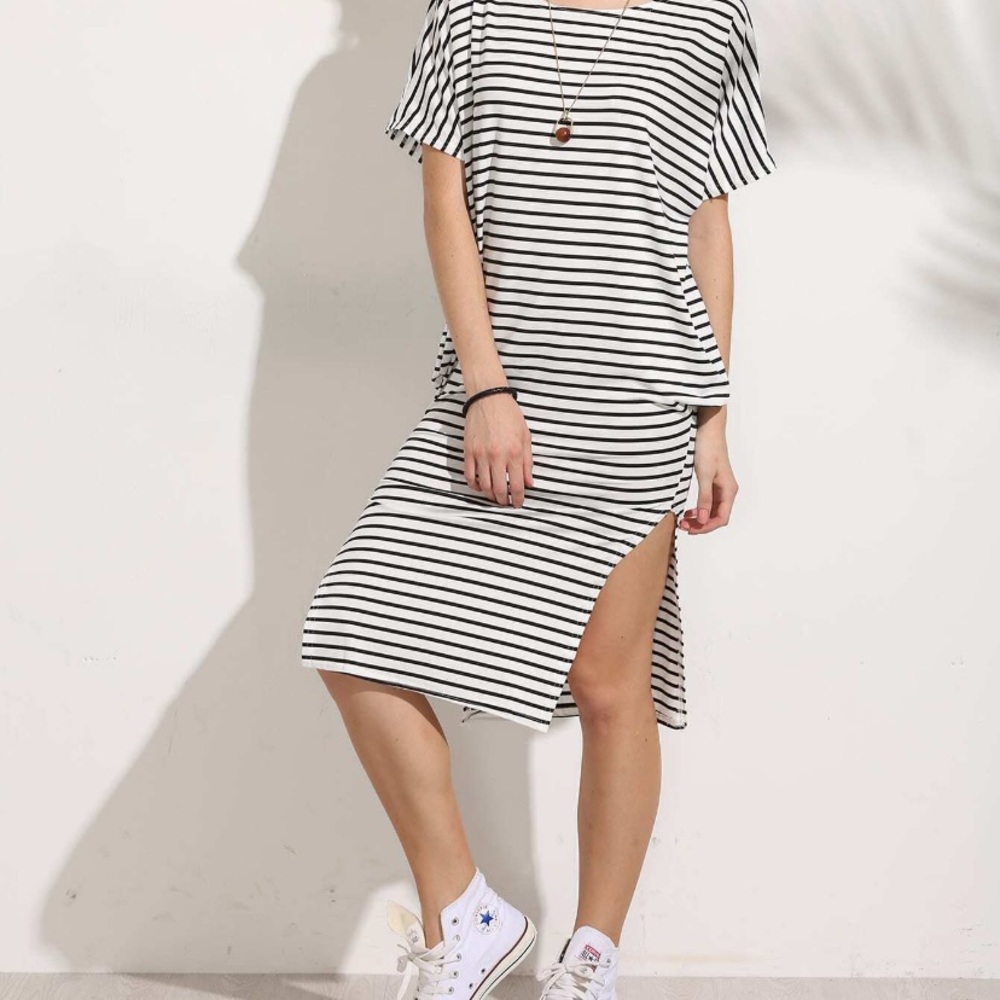 Striped summer dress